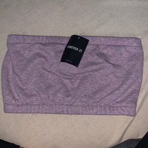 Purple/Pink tube top Size Medium (Fits big) Never Worn. Brand New
